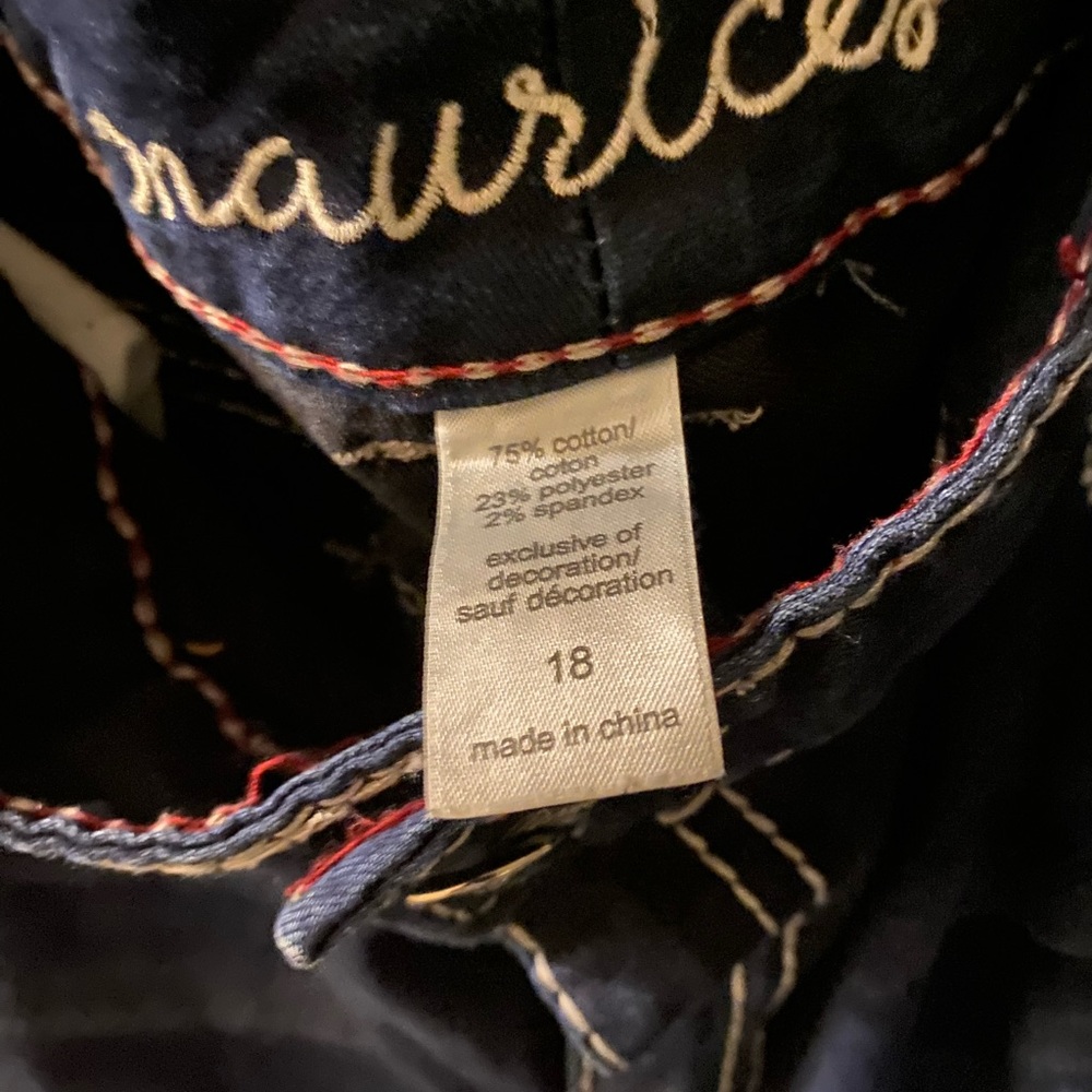 Women Maurice’s jeans skinny legs size 18